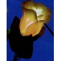 Yellow LED Fabric Rose